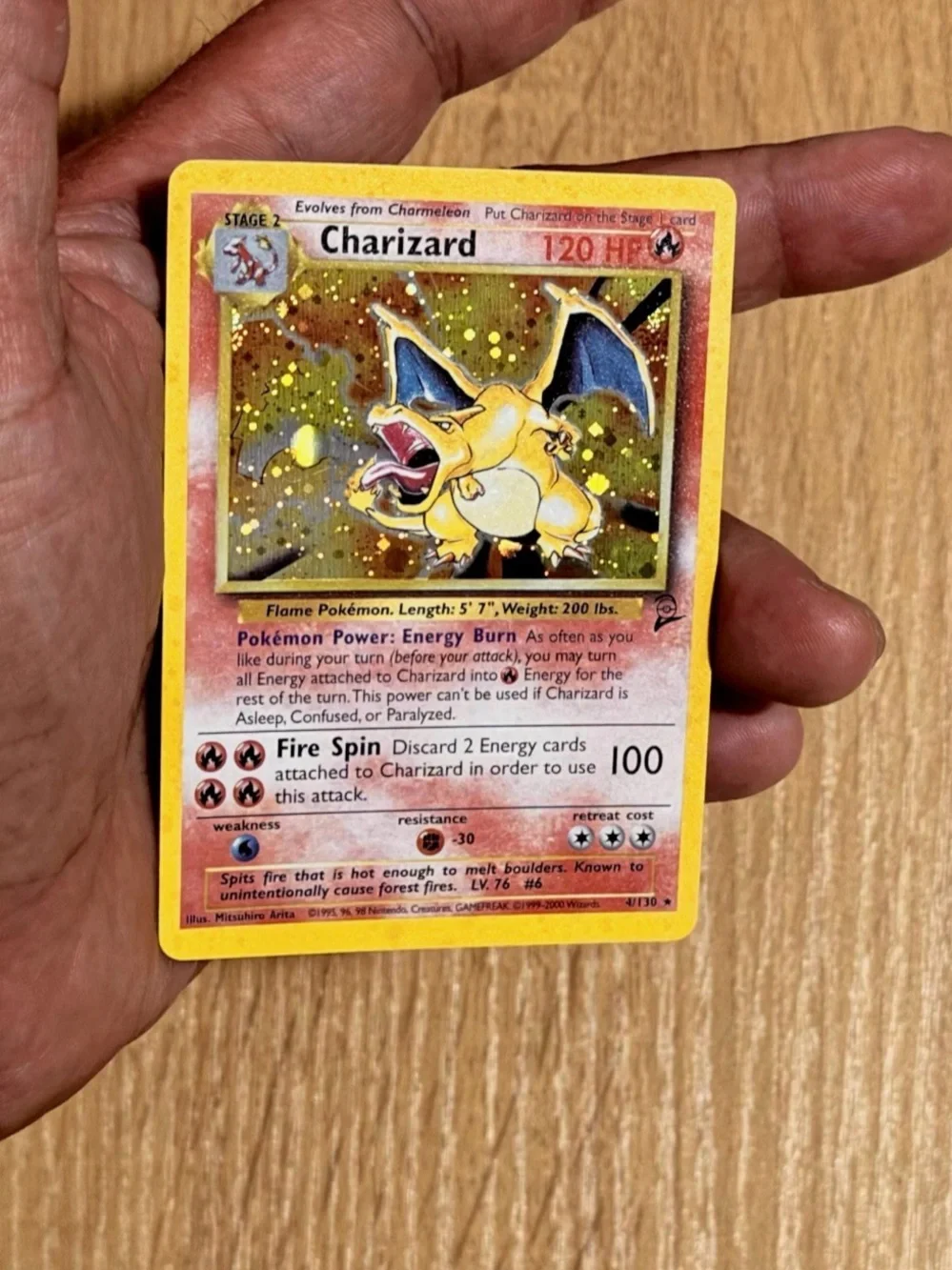 Charizard base set 2 customized card